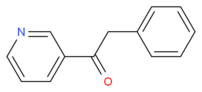 2-phenyl-1-(pyridin-3-yl)ethan-1-one_分子结构_CAS_14627-92-0