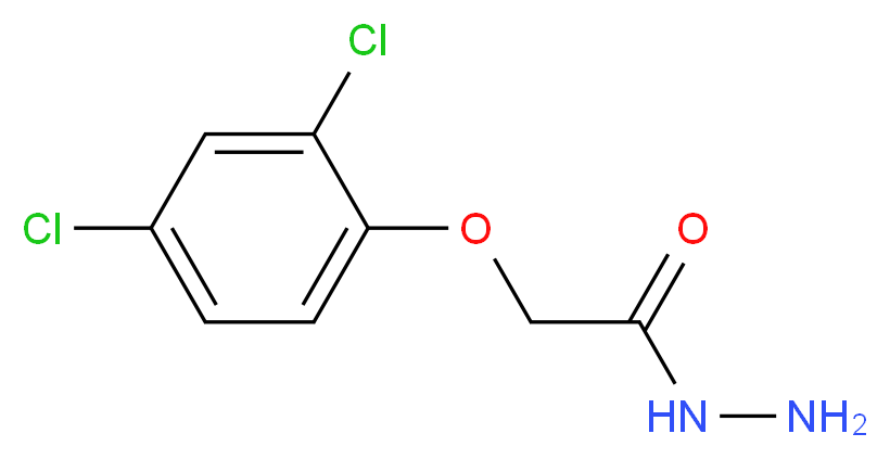 2,4-Dichlorophenoxyacetic acid hydrazide_分子结构_CAS_)