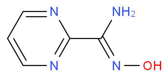 N'-Hydroxypyrimidine-2-carboximidamide_分子结构_CAS_)