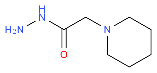 2-(1-piperidinyl)acetohydrazide_分子结构_CAS_7408-09-5)