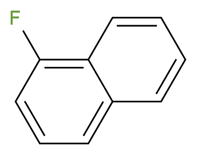 1-fluoronaphthalene_分子结构_CAS_321-38-0