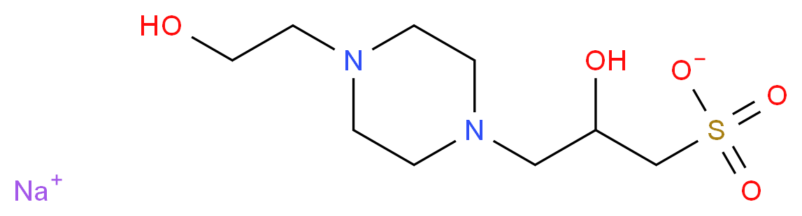 HEPPSO 钠盐_分子结构_CAS_89648-37-3)