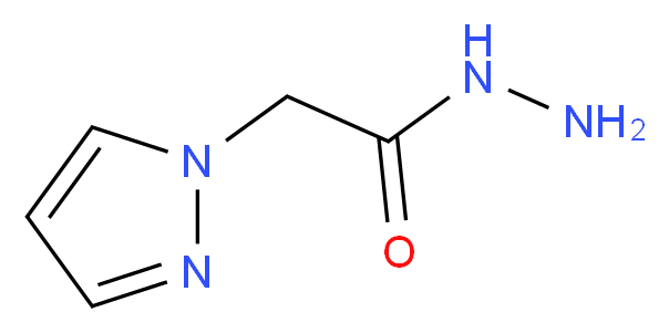 2-(1H-pyrazol-1-yl)acetohydrazide_分子结构_CAS_934175-49-2