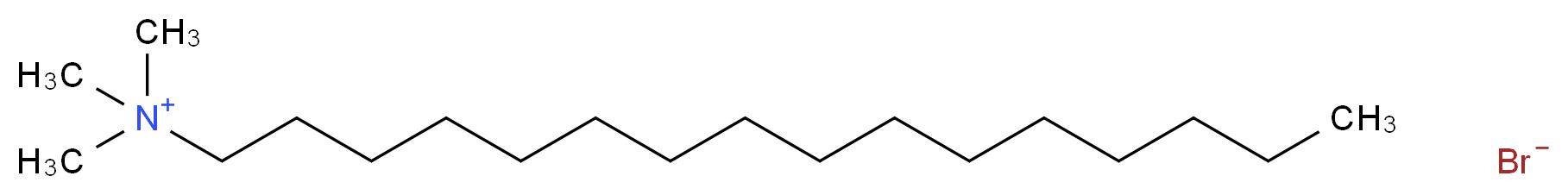 Cetrimonium bromide_分子结构_CAS_57-09-0)