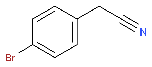 2-(4-bromophenyl)acetonitrile_分子结构_CAS_16532-79-9