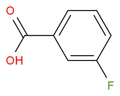 3-Fluorobenzoic acid 98%_分子结构_CAS_455-38-9)