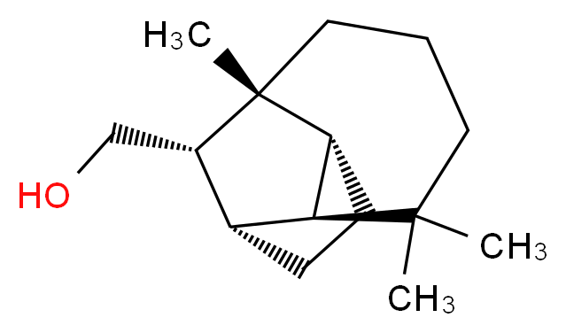 [(1R,2S,7R,8S,9S)-3,3,7-trimethyltricyclo[5.4.0.0<sup>2</sup>,<sup>9</sup>]undecan-8-yl]methanol_分子结构_CAS_1139-17-9