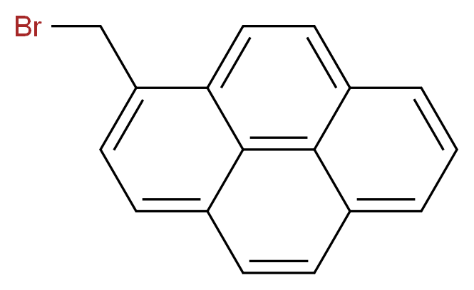 1-(bromomethyl)pyrene_分子结构_CAS_2595-90-6