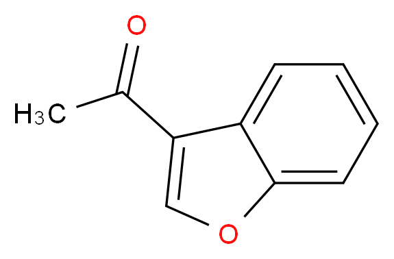 1-(1-benzofuran-3-yl)ethan-1-one_分子结构_CAS_)