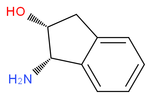 (1S,2R)-1-amino-2,3-dihydro-1H-inden-2-ol_分子结构_CAS_126456-43-7