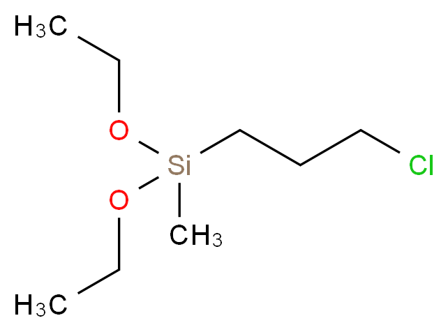 (3-chloropropyl)diethoxymethylsilane_分子结构_CAS_13501-76-3