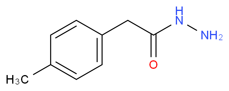 2-(4-methylphenyl)acetohydrazide_分子结构_CAS_57676-54-7