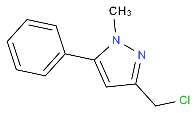 3-(chloromethyl)-1-methyl-5-phenyl-1H-pyrazole_分子结构_CAS_869901-13-3)