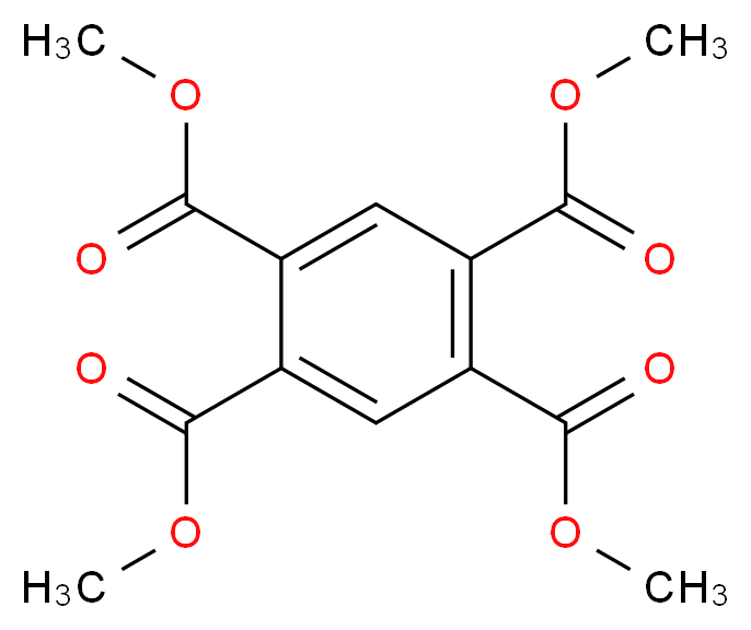 1,2,4,5-tetramethyl benzene-1,2,4,5-tetracarboxylate_分子结构_CAS_635-10-9