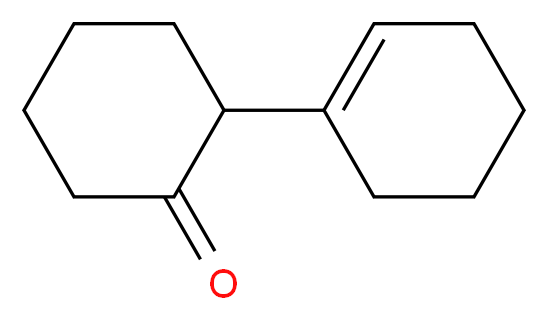 1,1'-Bi(cyclohexan)-1-en-2-one_分子结构_CAS_1502-22-3)