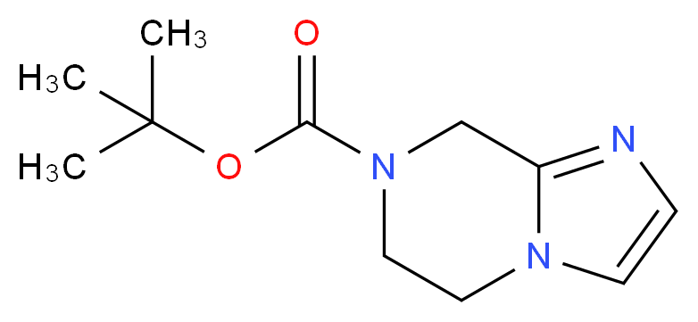 tert-Butyl 5,6-dihydroimidazo[1,2-a]pyrazine-7(8H)-carboxylate_分子结构_CAS_345311-03-7)