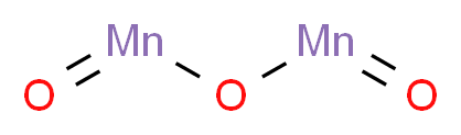 MANGANESE SESQUIOXIDE_分子结构_CAS_1317-34-6)