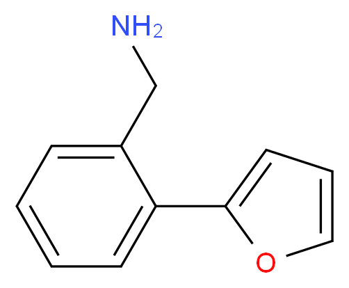 [2-(2-Furyl)phenyl]methylamine 97%_分子结构_CAS_771573-25-2)