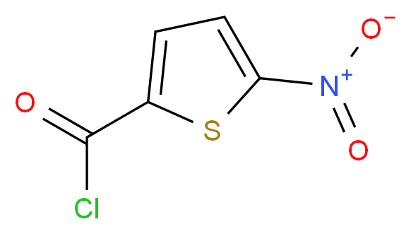 5-nitrothiophene-2-carbonyl chloride_分子结构_CAS_39978-57-9