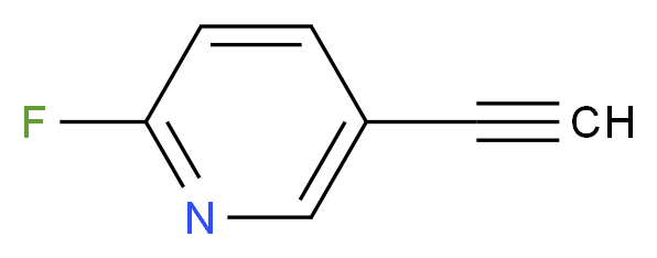 5-Ethynyl-2-fluoropyridine_分子结构_CAS_853909-08-7)