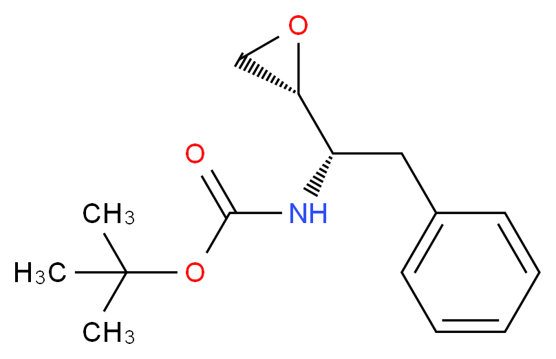 tert-butyl N-[(1S)-1-[(2R)-oxiran-2-yl]-2-phenylethyl]carbamate_分子结构_CAS_)