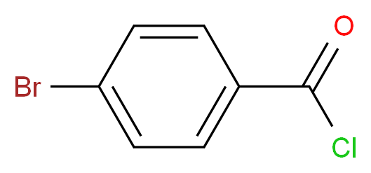 4-Bromobenzoyl chloride_分子结构_CAS_586-75-4)