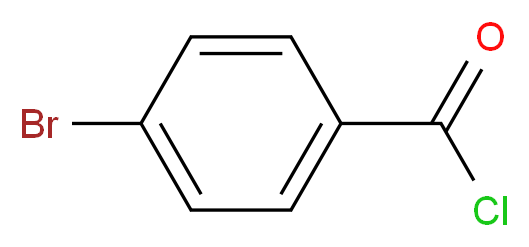 p-BROMOBENZOYL CHLORIDE_分子结构_CAS_586-75-4)