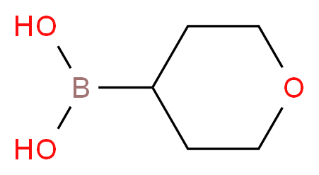 (oxan-4-yl)boronic acid_分子结构_CAS_1072952-46-5