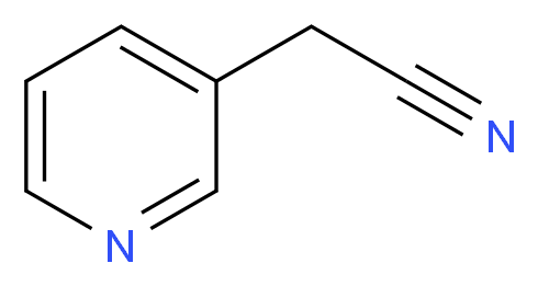 3-吡啶基乙腈_分子结构_CAS_6443-85-2)