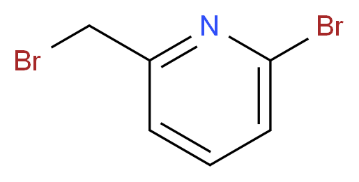 2-Bromo-6-bromomethyl-pyridine_分子结构_CAS_830004-10-8)
