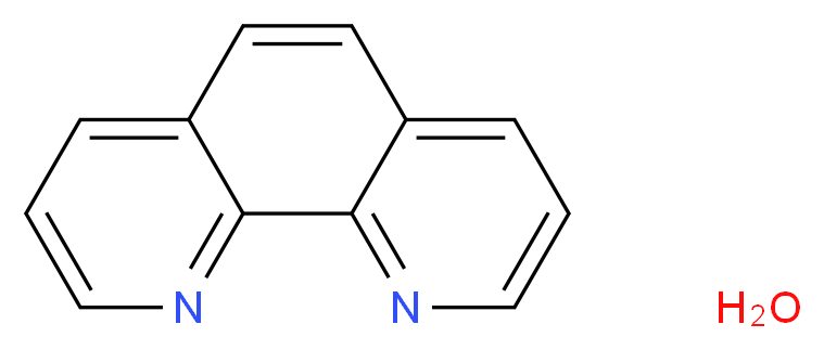 1,10-邻二氮杂菲 一水合物_分子结构_CAS_5144-89-8)