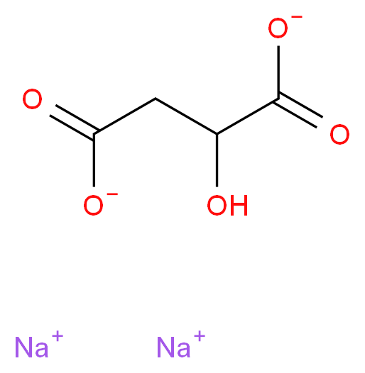 DL-苹果酸 二钠盐_分子结构_CAS_676-46-0)