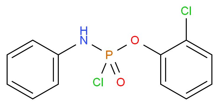 (2-chlorophenoxy)(phenylamino)phosphinoyl chloride_分子结构_CAS_69320-80-5