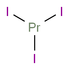 碘化镨(III)_分子结构_CAS_13813-23-5)