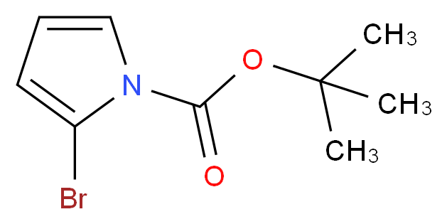 N-Boc-2-bromopyrrole, in hexane - 25% w/v_分子结构_CAS_117657-37-1)