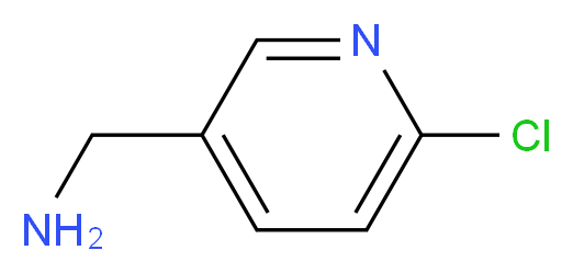 (6-chloropyridin-3-yl)methanamine_分子结构_CAS_97004-04-1