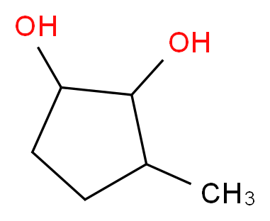 3-METHYL-1,2-CYCLOPENTANEDIOL_分子结构_CAS_27583-37-5)