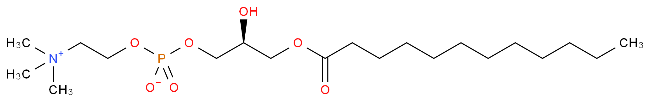 L-Alfa-Lysophosphatidylcholine, Lauroyl_分子结构_CAS_)