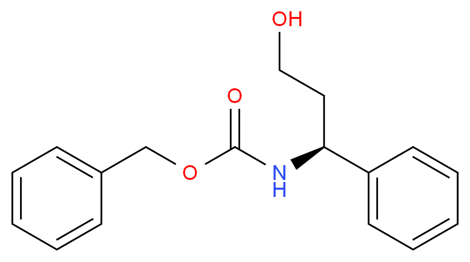 (S)-Cbz-3-Amino-3-phenylpropan-1-ol_分子结构_CAS_869468-32-6)