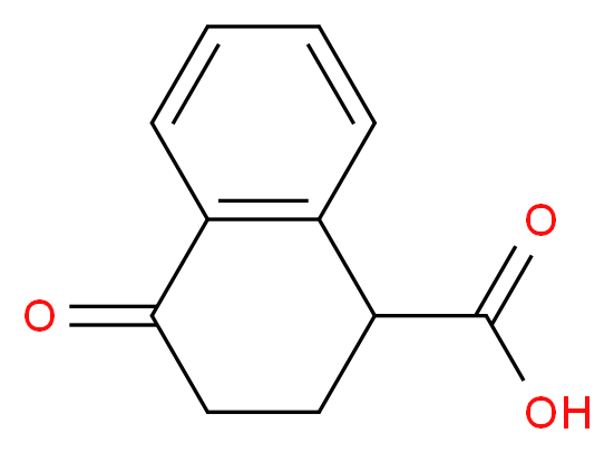 4-Oxo-1,2,3,4-tetrahydronaphthalene-1-carboxylic acid_分子结构_CAS_3123-46-4)