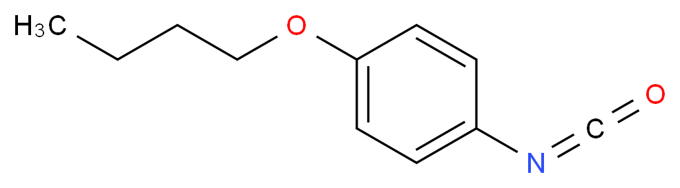 4-丁氧基苯基异氰酸酯_分子结构_CAS_28439-86-3)