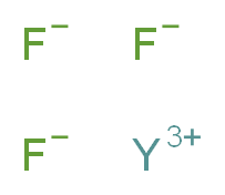 氟化钇(III), 无水, REacton&reg;_分子结构_CAS_13709-49-4)