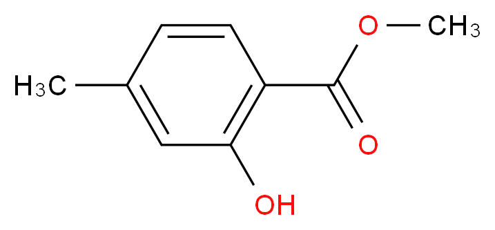 Methyl 2-hydroxy-4-methylbenzoate_分子结构_CAS_4670-56-8)