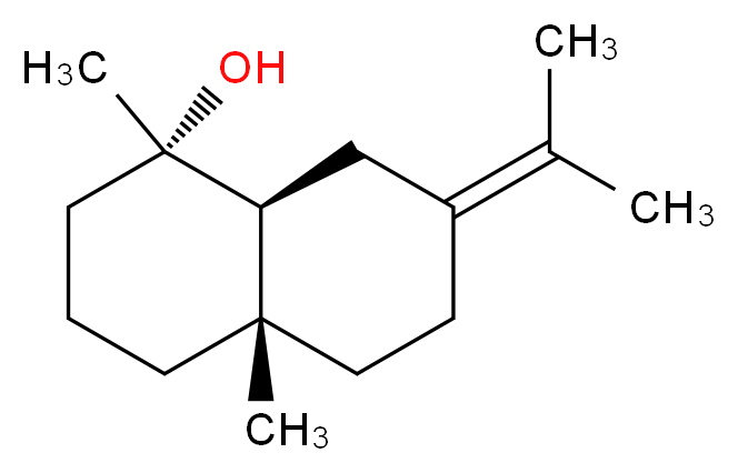 (1S,4aS,8aS)-1,4a-dimethyl-7-(propan-2-ylidene)-decahydronaphthalen-1-ol_分子结构_CAS_186374-63-0