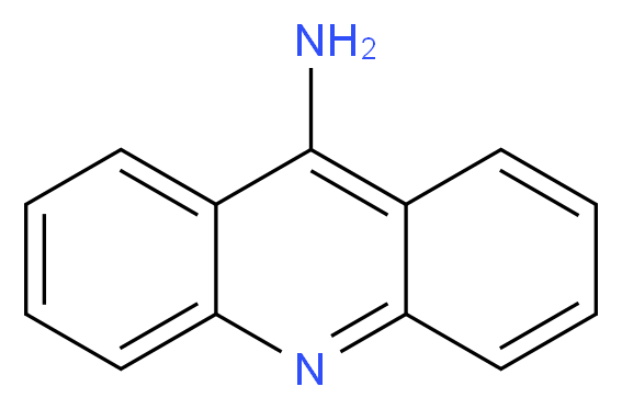 9-AMINOACRIDINE (5-AMINOACRIDINE)_分子结构_CAS_90-45-9)