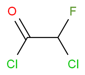 Chloro(fluoro)acetyl chloride 98%_分子结构_CAS_359-32-0)