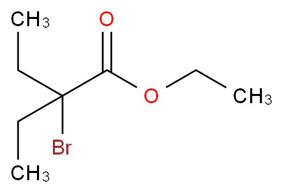 ETHYL &alpha;-BROMODIETHYLACETATE_分子结构_CAS_6937-28-6)