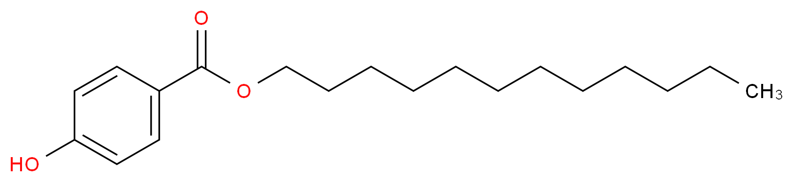 DODECYL p-HYDROXYBENZOATE_分子结构_CAS_)