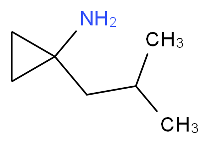 (1-isobutylcyclopropyl)amine_分子结构_CAS_944143-76-4)