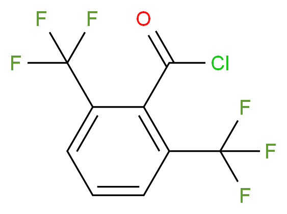 2,6-Bis(trifluoromethyl)benzoyl chloride 98%_分子结构_CAS_53130-44-2)
